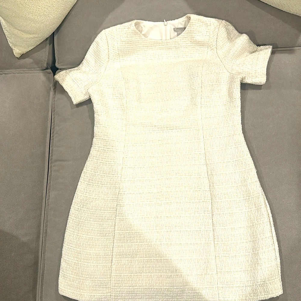 H&M Cream Tweed Dress